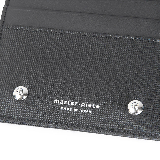 マスターピース 財布 二つ折り財布 メンズ 本革 レザー 日本製